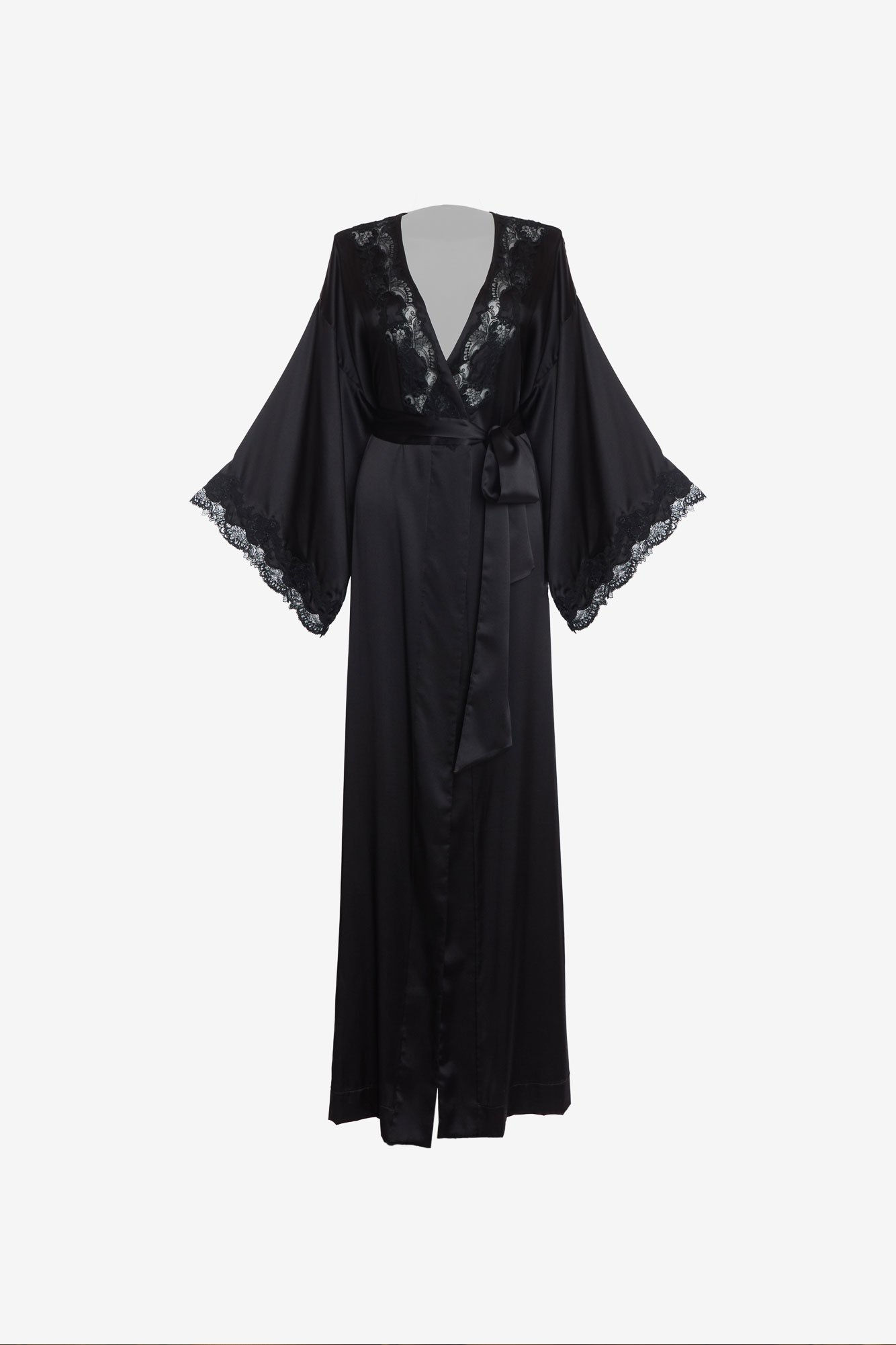 Kimono Lungo Con Ricami