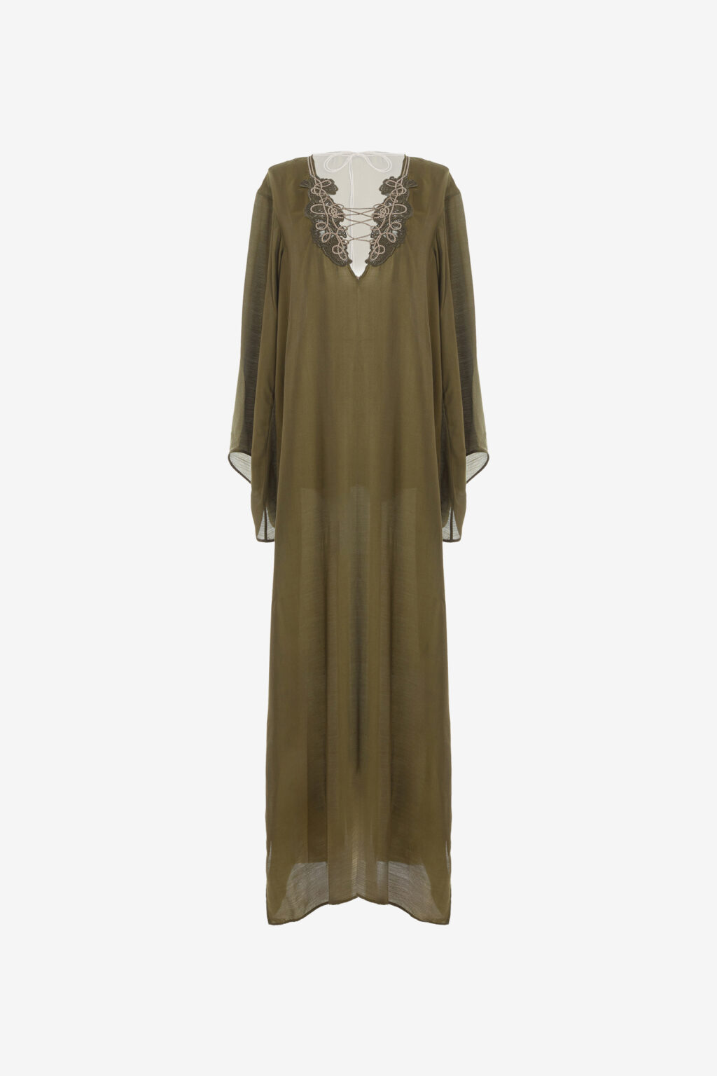 Long Macramé Caftan